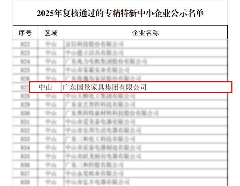 再獲權(quán)威認(rèn)可！國景集團(tuán)順利通過2025年廣東省“專精特新中小企業(yè)”復(fù)核